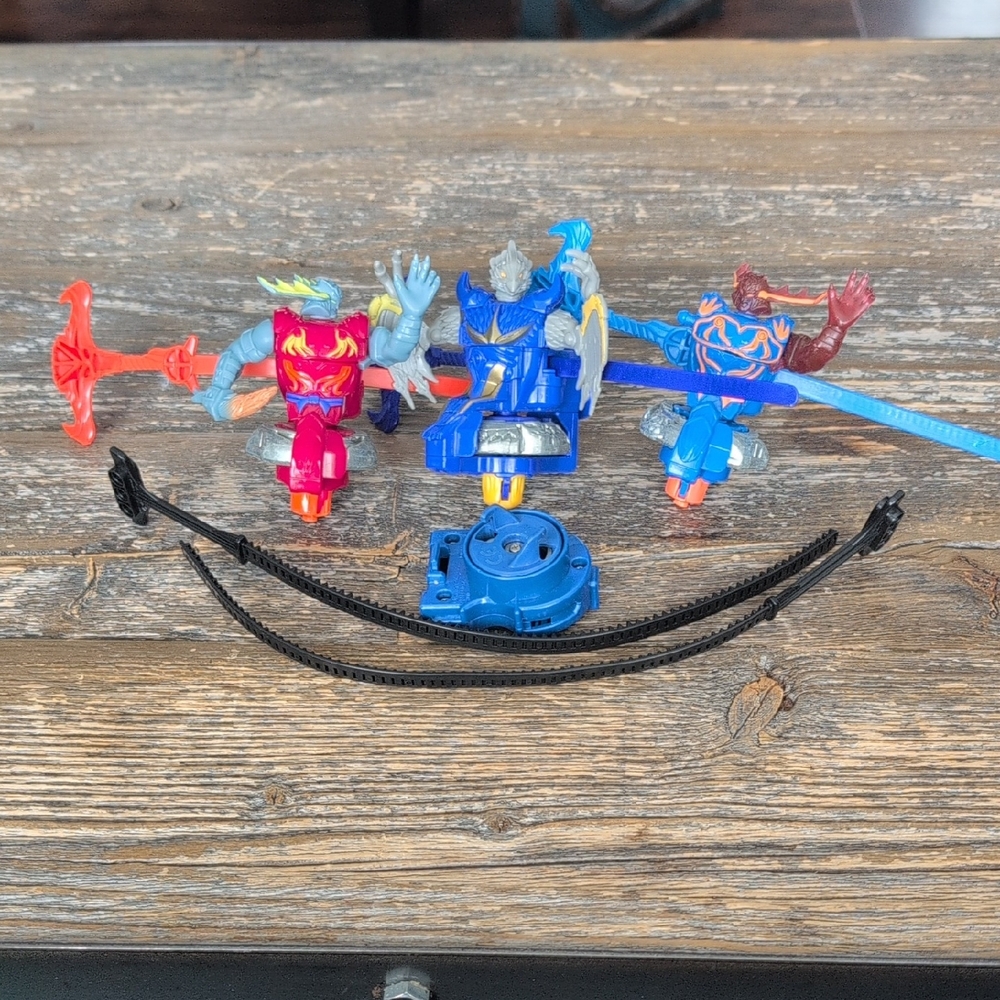 Beyblade Shogun Steel Beyblade Lot of 3 Bey Warriors by Hasbro